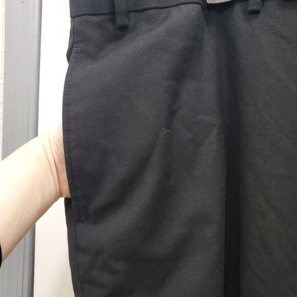 COLLECTION Michael Strahan Men's‎ Big & Tall Black Wool Blend Dress Pants 42x30 - Picture 2 of 6